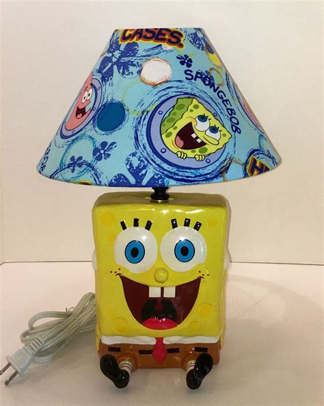 Custom Made Spongebob Square Pants Lamp By Sandrasbleaktochic