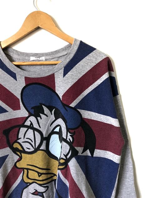 Vintage Donald Duck Crewneck Sweatshirt Jumper Pullover Full Etsy