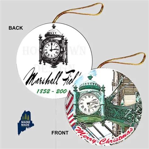Marshall Fields Ornament Collectible Logo Vintage Department Store