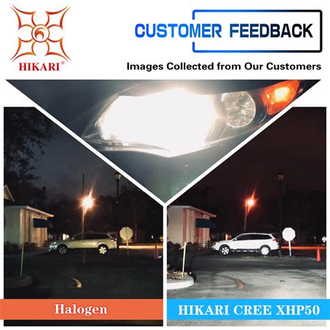 Hikari Led Headlight Bulbs Conversion Kit H139008 Hilotop Cree