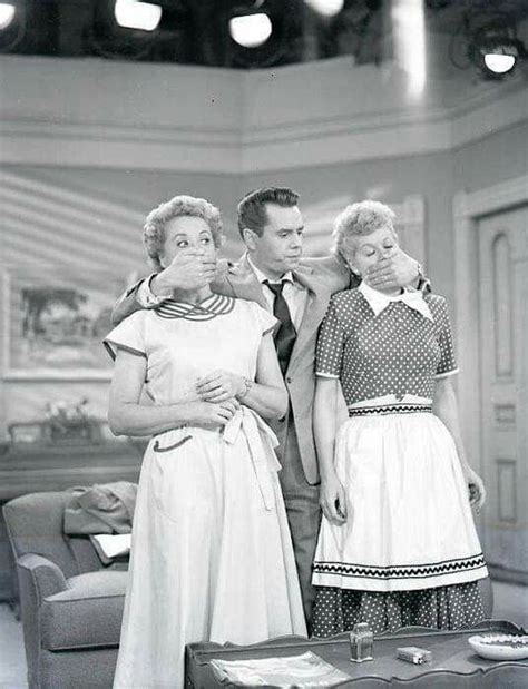 Vivian Vance Desi Arnaz And Lucille Ball In An I Love Lucy Production Still Ricky Trying To