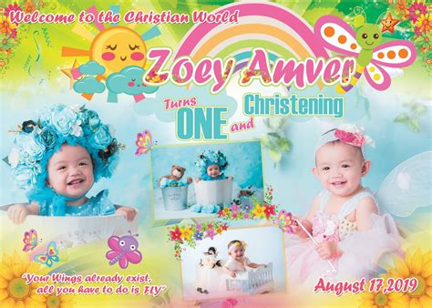 How to make birthday layouts for tarpaulin. Colorful Floral Birthday Tarpaulin