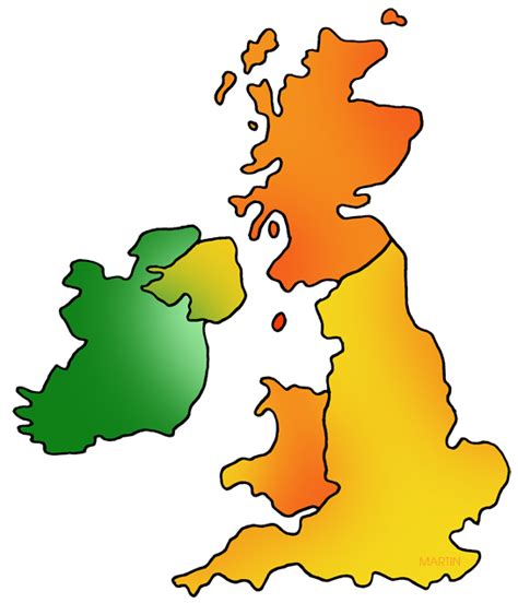 Great Britain Outline Map Clipart Best