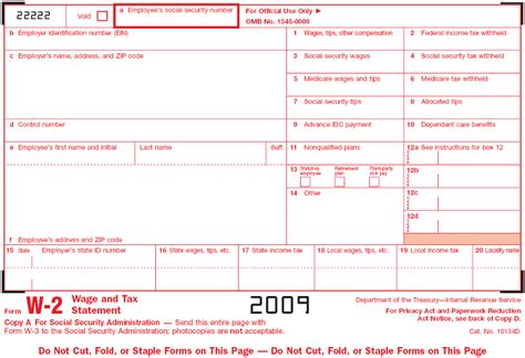 Copy Of W2 Form From Irs Universal Network