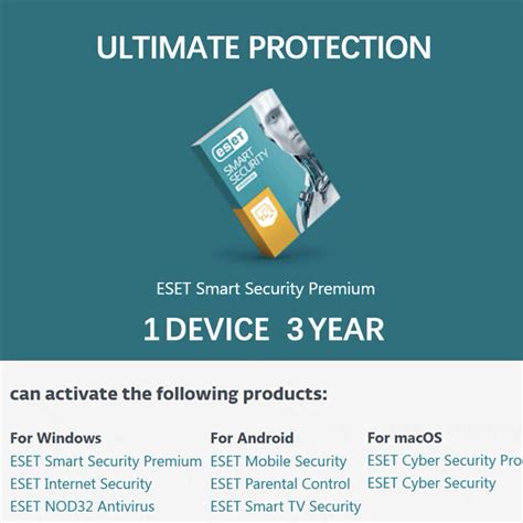 2023 Eset Smart Security Premium 1 Device 3 Years Worldwide Digital