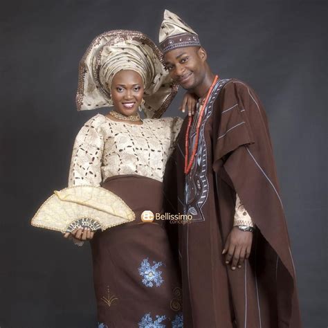West African Bride And Groom African Wedding Attire Traditional Wedding Attire African Attire