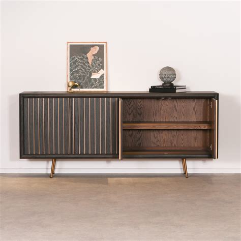 Timea Slatted Contemporary Sideboard Is Inspired By S Design