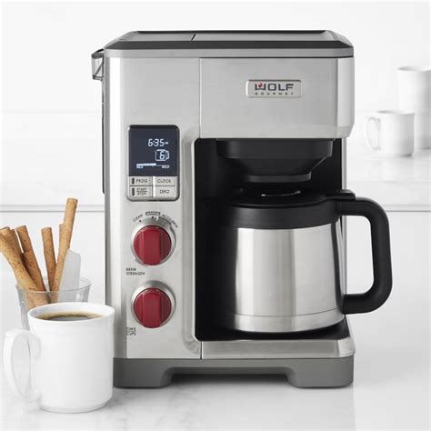 Items in stock unless noted. Wolf Gourmet Automatic Drip Coffee Maker | Williams Sonoma