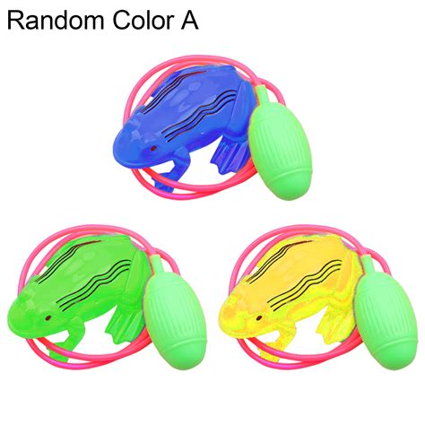 cuteam jumping frog toy 3pcs jumping frog toy funny line control plastic air powered bounce