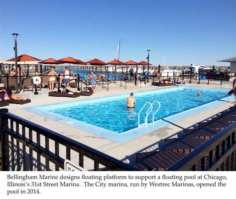 Bellingham Marine Designs Platform For Floating Swimming Pool At