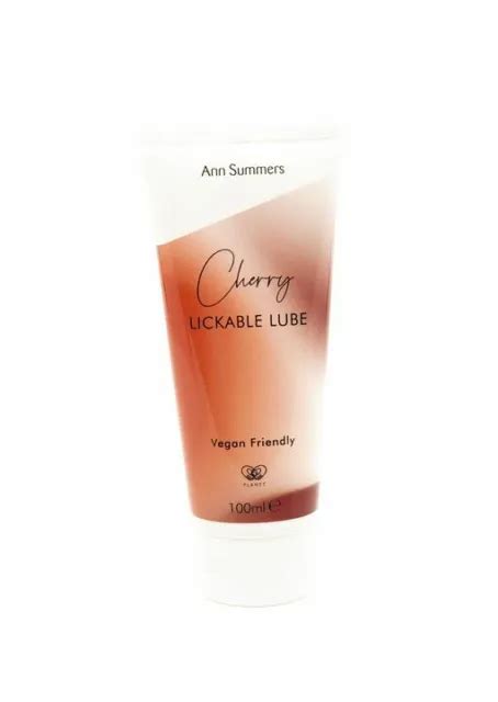 Ann Summers Cherry Lickable Flavoured Lubelubricant 100ml 1135