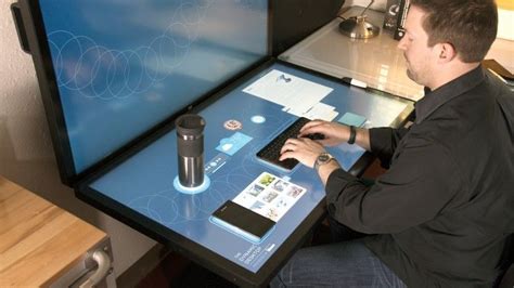 Projected Touchscreen Tables Ideums Dynamic Desktop Comprises