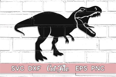 T Rex Svg Tyrannosaurus Rex Dinosaur Cut File 564373 Illustrations