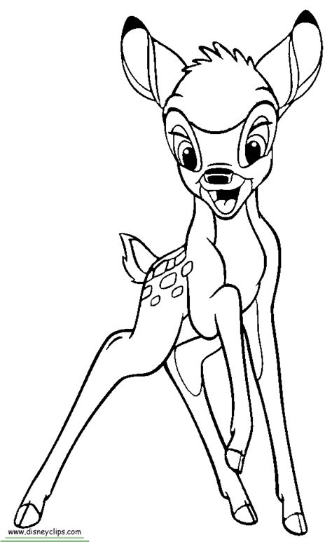 Kostenlose ausmalbilder in einer vielzahl thumper looks at bambi coloring page from bambi category. Malvorlagen fur kinder - Ausmalbilder Bambi kostenlos ...