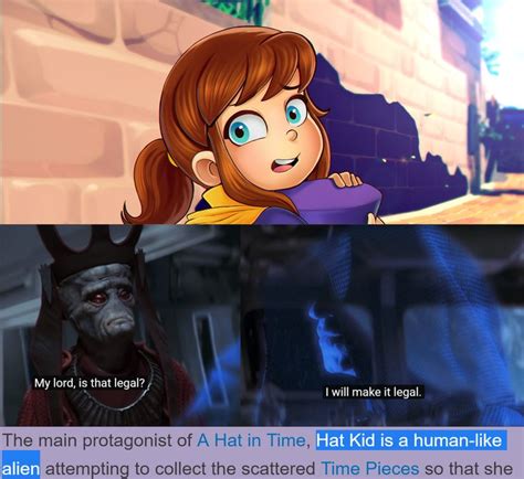 kiss a hat in time know your meme a hat in time hats fandom memes