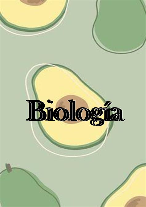 📝ideas De Portadasnotebook Covers Biología Portadas Material Educativo