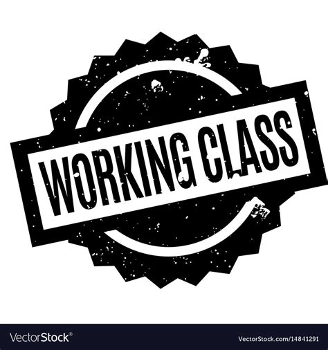 Working Class Rubber Stamp Royalty Free Vector Image