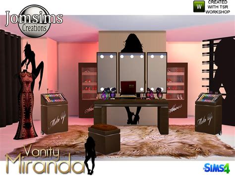 The Sims Resource Miranda Vanity Beauty Set
