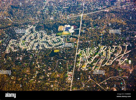 Aerial View Of A Hillside Neighborhood In Anchorage Southcentral