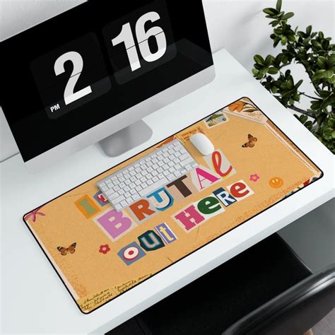 Perfect Desk Desk Decor Desk Accessories Desk Mat Flip Clock