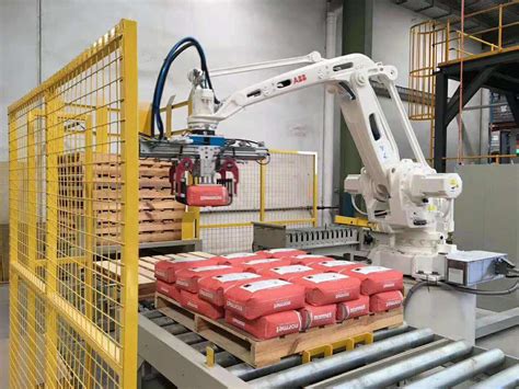 Automatic Robot Palletizing Application In Big Bag Packaging