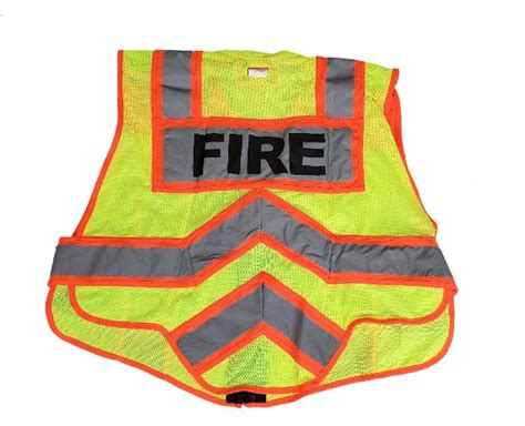Ultrabright 6 Point Breakaway Fire Safety Vest Fire Ninja