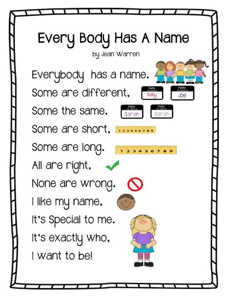 Free All About Me Preschool Theme Printable For Pre K Or All About Me