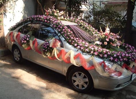 View Marriage Indian Wedding Car Decoration Photos Pics Wedding Guides