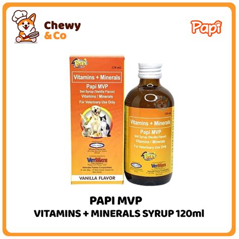 Papi Mvp Multivitamin And Food Supplement Vitamins And Minerals For