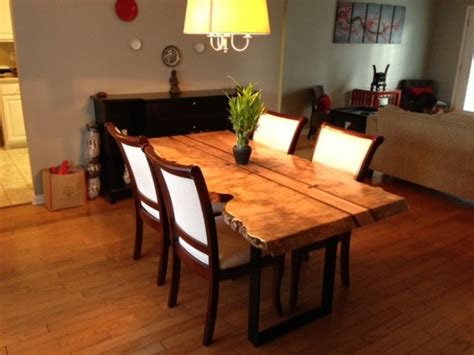 Using a dining table for a desk, a console table, a foyer table, conference room table or craft table are 'out of the box' ideas. an extended. Dining table slab in progress (pics) - Page 6 ...