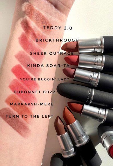 Shades Of Mac Powder Kiss Lipstick Swatches