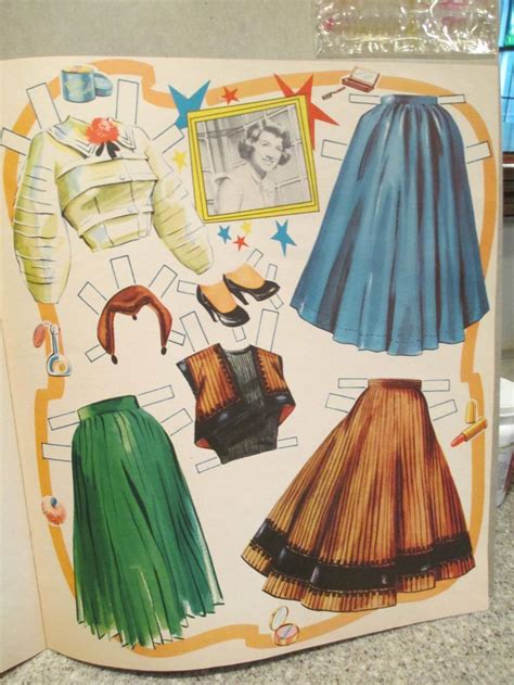 1952 Rosemary Clooney As Gloria Make Up Paper Doll Ebay Paper Dolls
