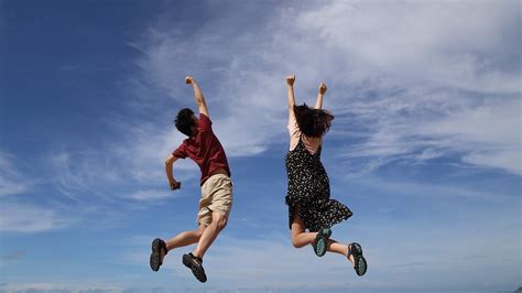 Jump Sky Hooray · Free Photo On Pixabay