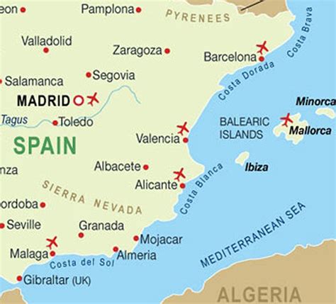 Mediterranean Coast Of Spain A Cruising Guide On The World Cruising