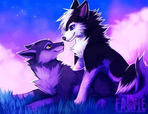 Cute Falvie Wolfs Anime Wolf Furry Wolf Furry Art