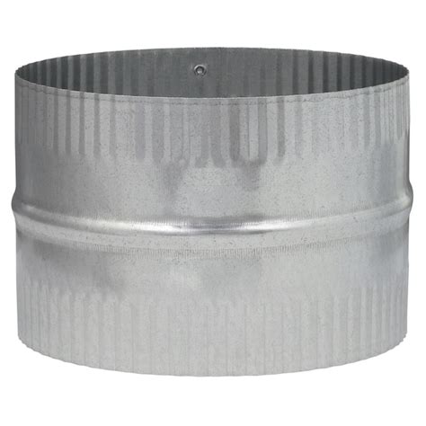 Imperial 6 In Dia Crimped Galvanized Steel Flexible Duct Connector In
