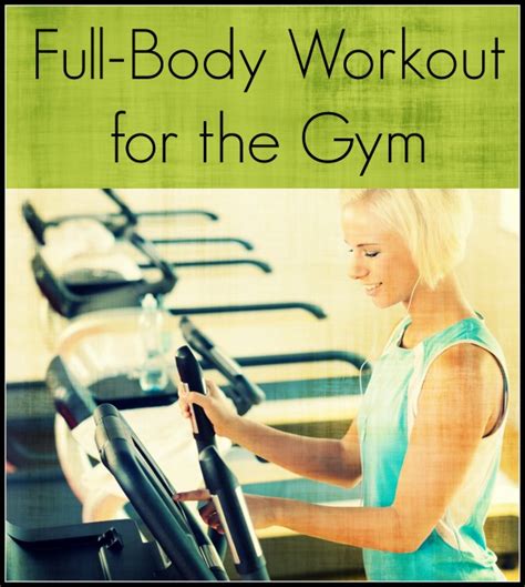 Full Body Workout For The Gym