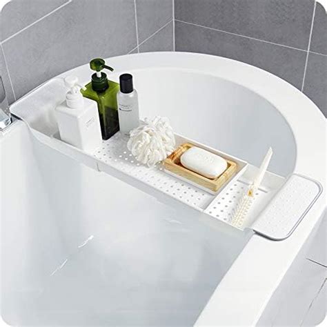 Duckweed Expandable Bath Shelf Bathtub Tray Adjustable Bathtub Caddy