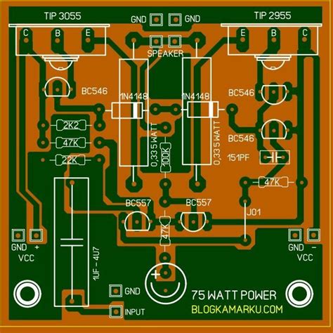 Power Amplifier Transistor Watt Pcb Layout Blogkamarku Com My Xxx Hot Girl