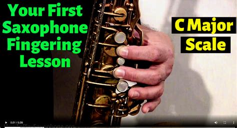 Beginner Saxophone Fingering Chart