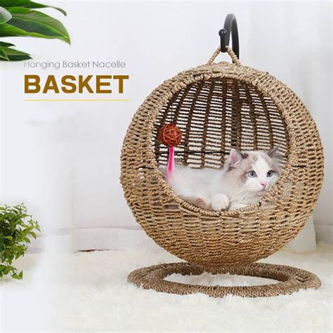 Cat Hanging Basketcat Bedcat Housecat Hammockcat Beds For Etsy