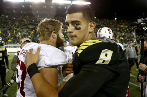 It is widely expected that oregon quarterback marcus mariota will hear his name announced as the 2014 heisman trophy winner, which would make him the first player in program history to win the. Heisman Watch: Marcus Mariota overtakes Dak Prescott for ...