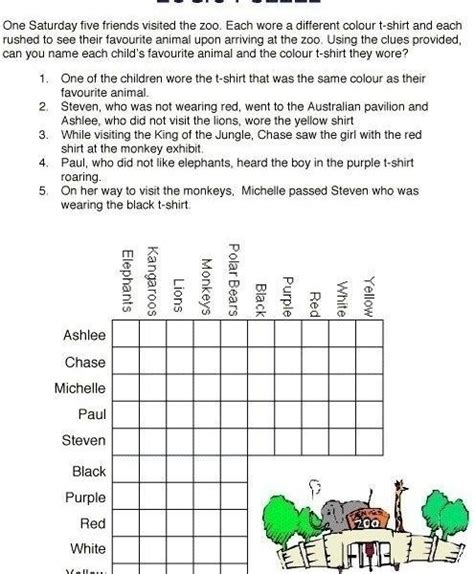 More free printables including board games, mazes, and word searches. Free Printable Logic Puzzles | All About Letter Examples ...
