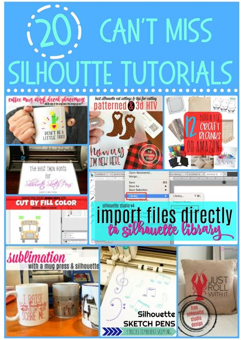 20 New Silhouette Tutorials for Beginners and Beyond (All in Silhouette Studio V4) | Free ...