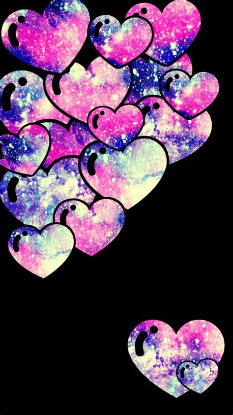 Wild Hearts Galaxy Wallpaper I Created For The App Cocoppa Flower