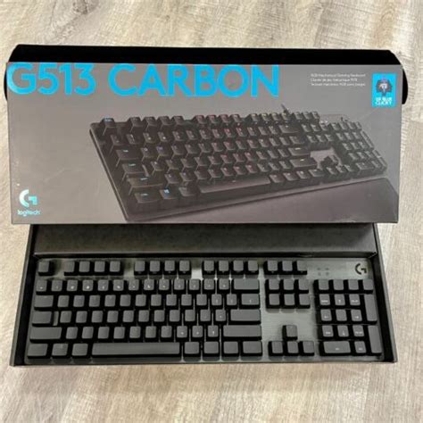Logitech G513 Carbon Rgb Wired Gaming Keyboard Gx Blue Clicky 920