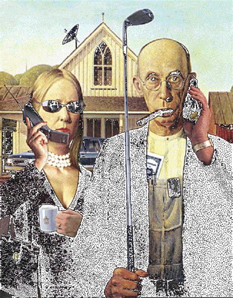 american gothic an inspiration and target for parodies 1 art kaleidoscope