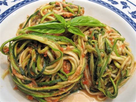 Spaghetti Di Zucchine Al Pomodoro La Mia Cucina Vegetale Ricetta