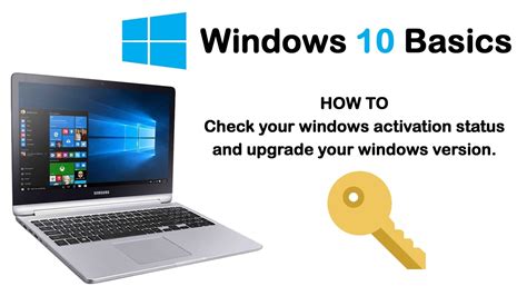 Windows 10 Basics How To Check Your Activation Status And Upgrade
