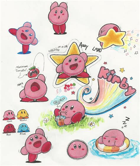 Kirby Doodles By Wizzdono On Deviantart